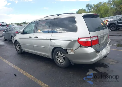 2007 Honda Odyssey Ex-L from USA, damaged, VIN 5FNRL38757B401962